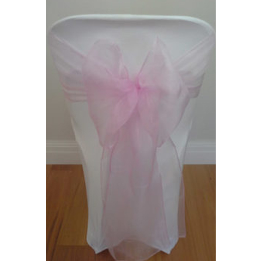 Soft Pink Organza Sash