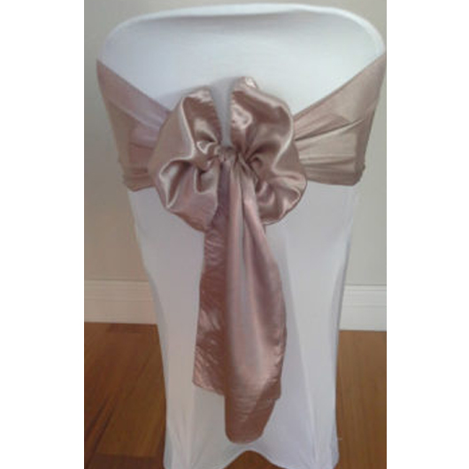 Toffee Satin Sash