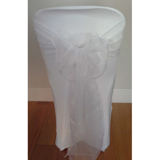 White Organza Sash